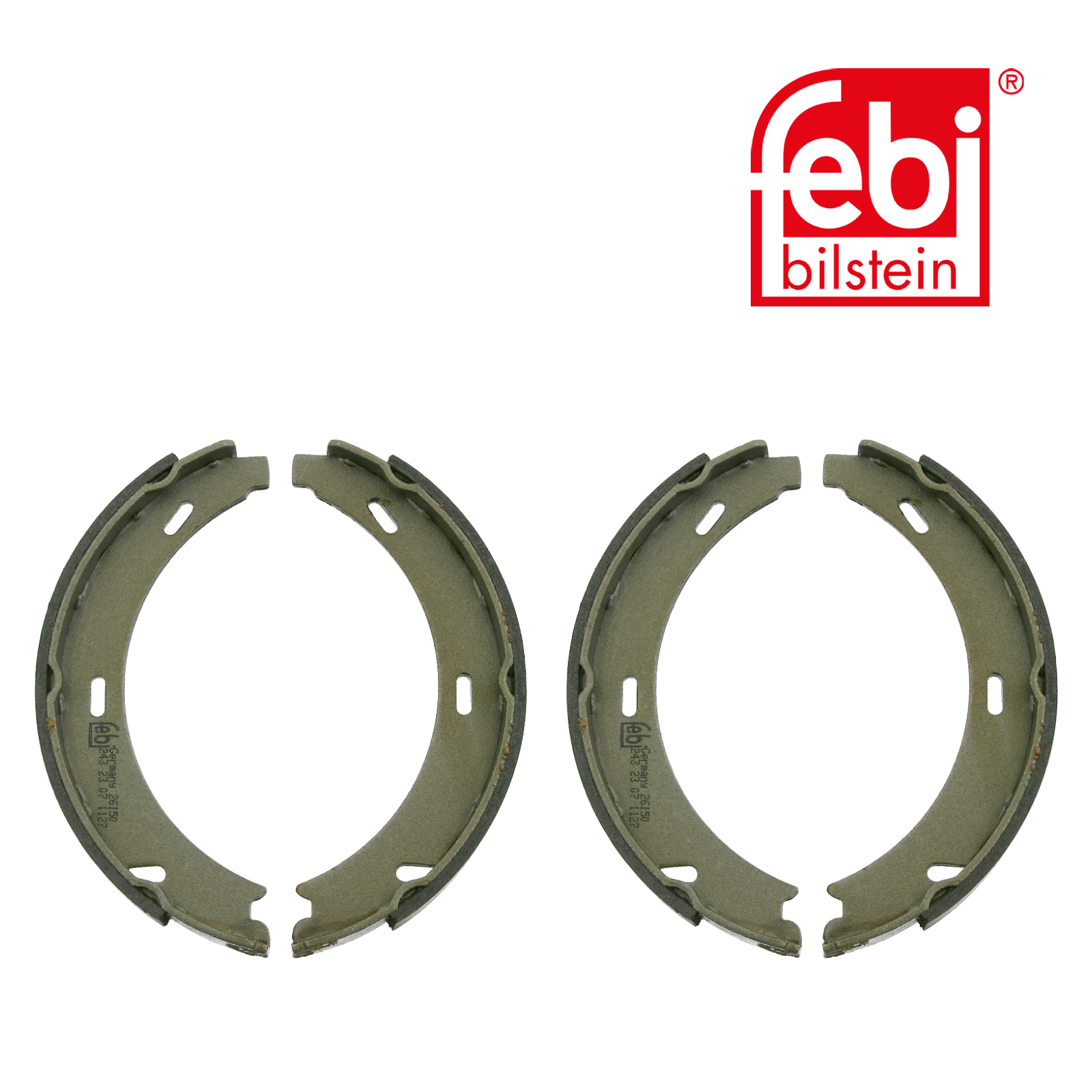 Febi Parking Brake Shoe Set Rear 26150