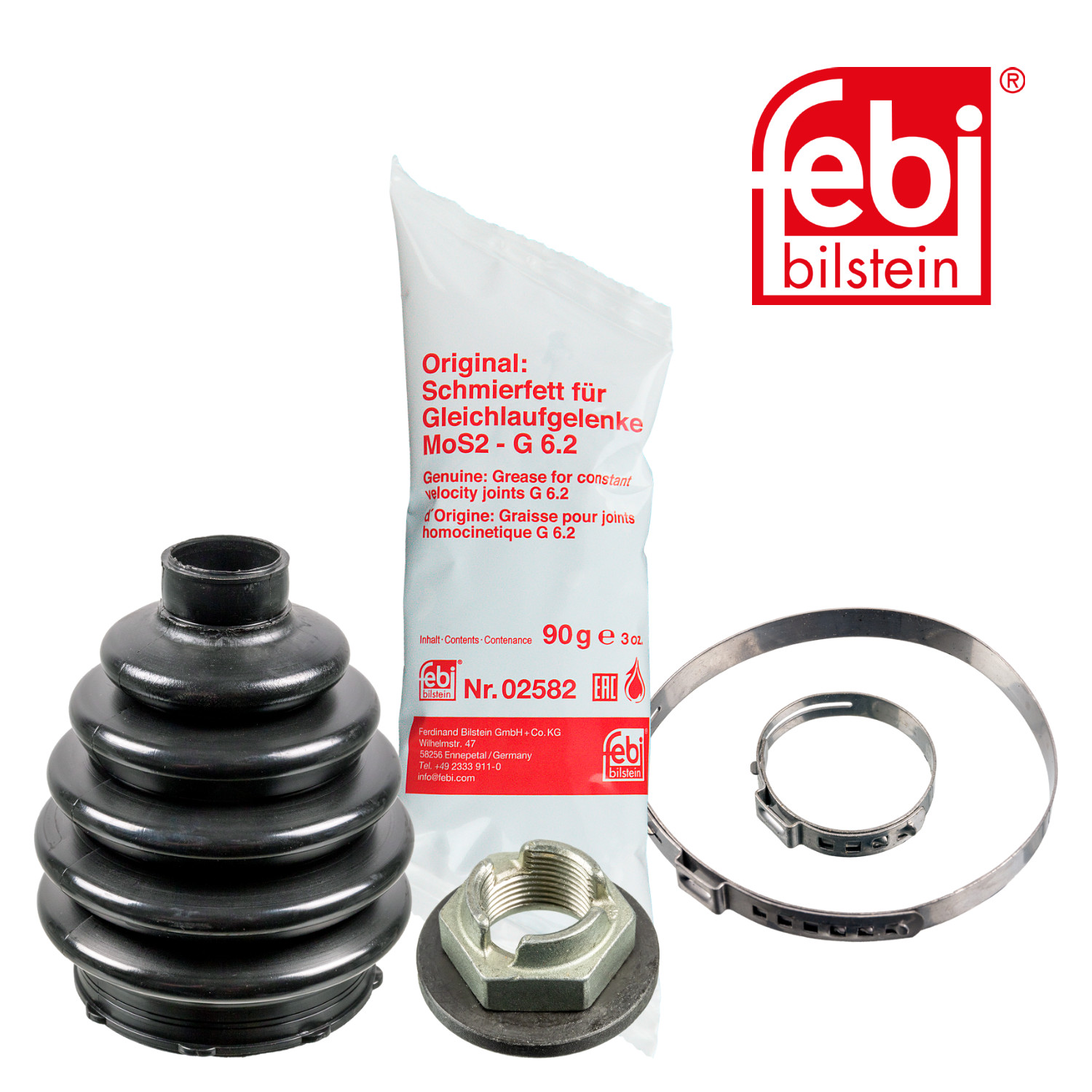 Febi Drive Shaft Bellow Kit Wheel Side Thermoplast 01043