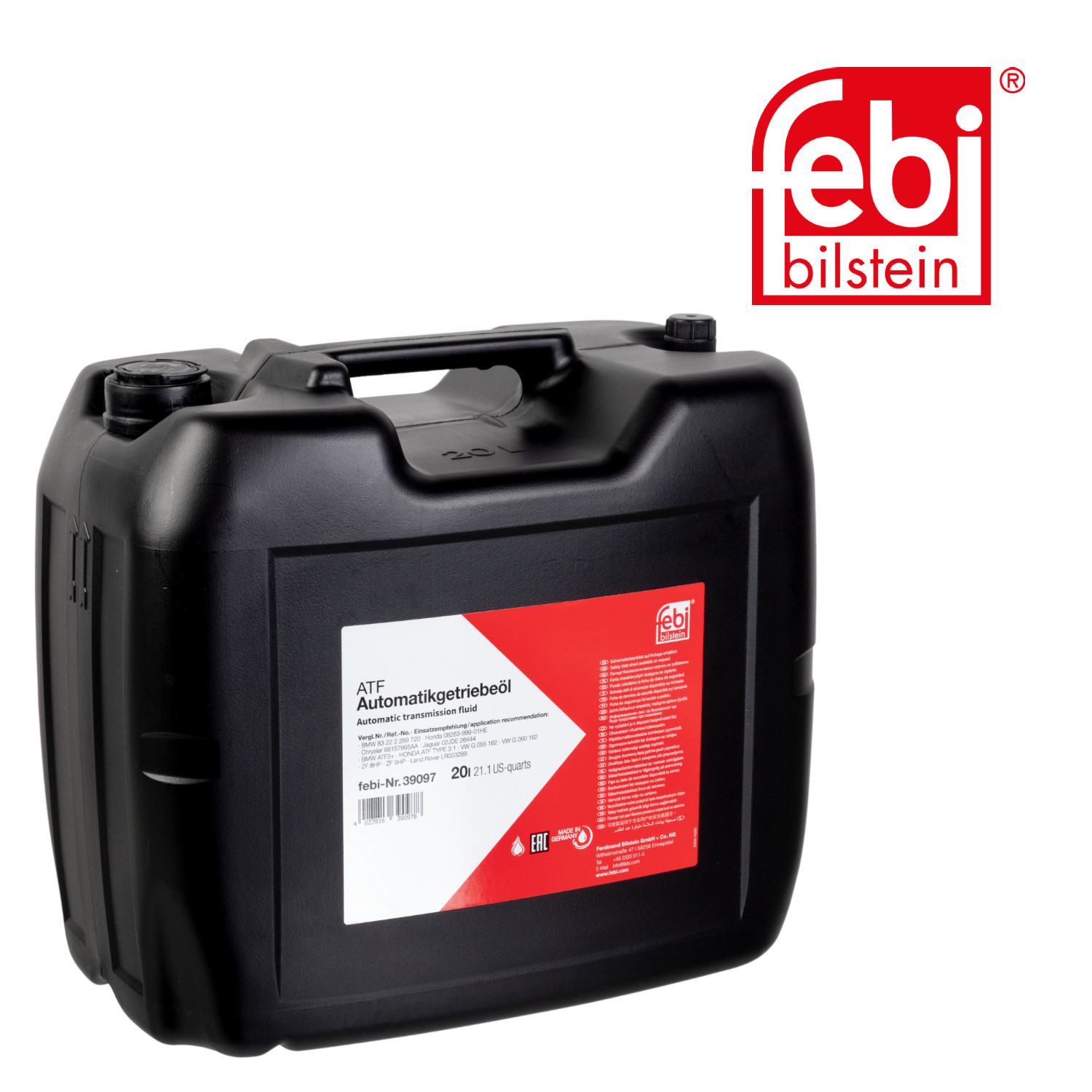 Febi Automatic Transmission Fluid 20L 39097