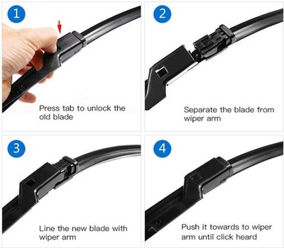 Bosch Aerotwin Wiper Blade Set 650mm + 475mm — A310S fits Alpina B5 2017-2020