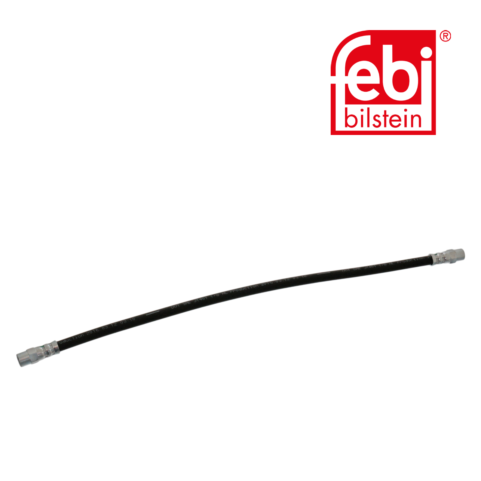 Febi Brake Hydraulic Hose Line Front 09486