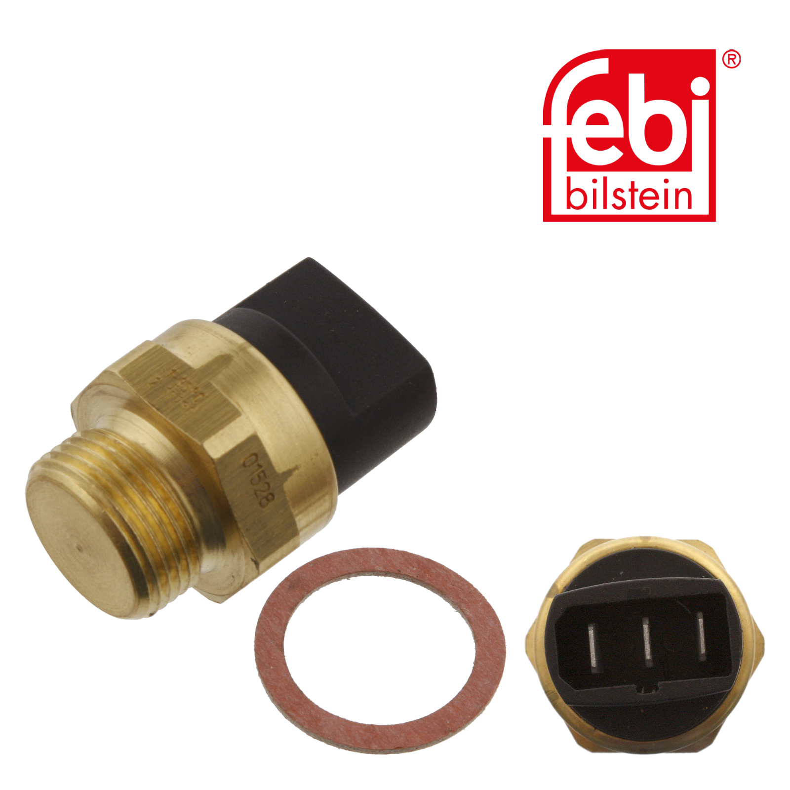 Febi Radiator Fan Temperature Switch 3 Connectors 01528