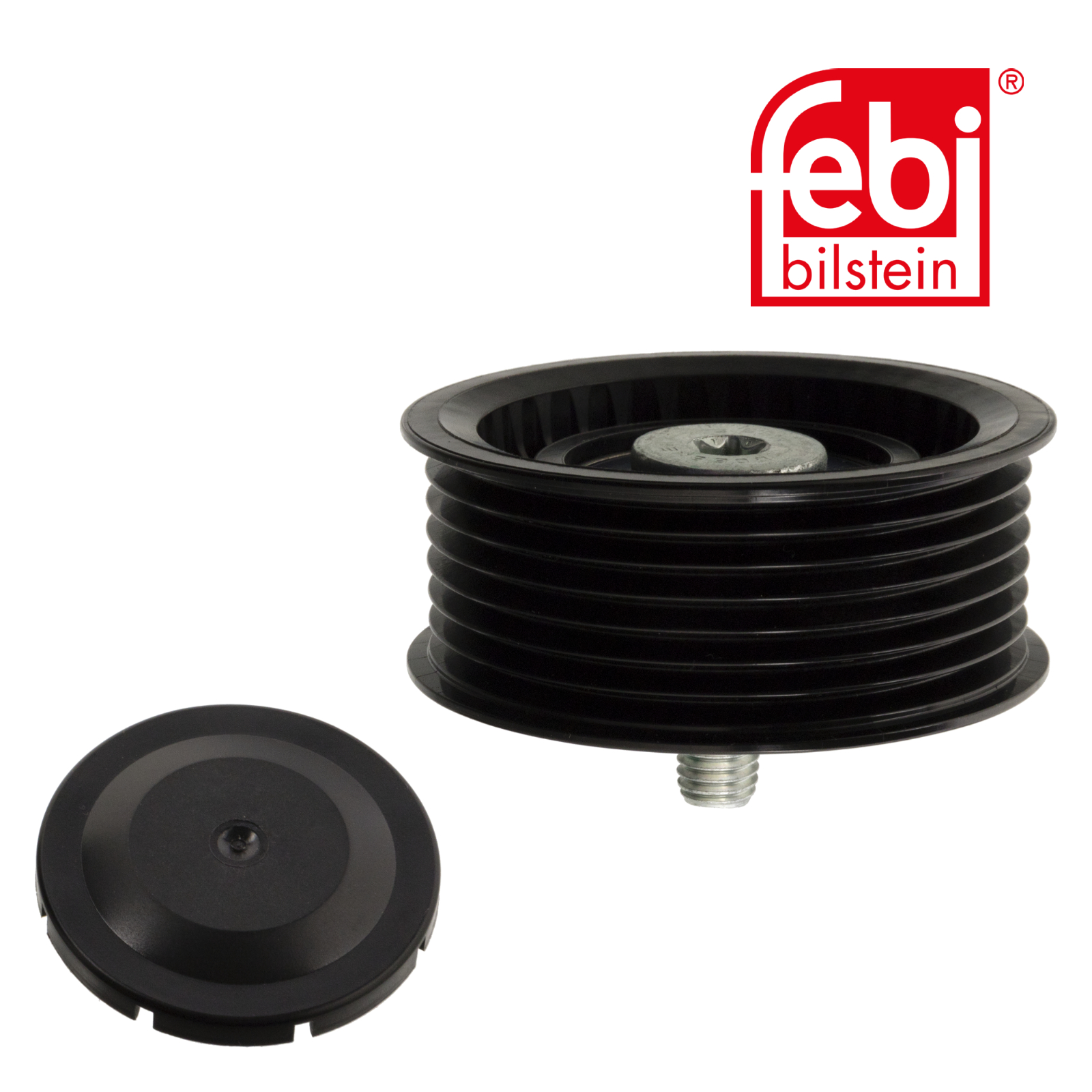 Febi V-Ribbed Belt Deflection/Guide Pulley 102206