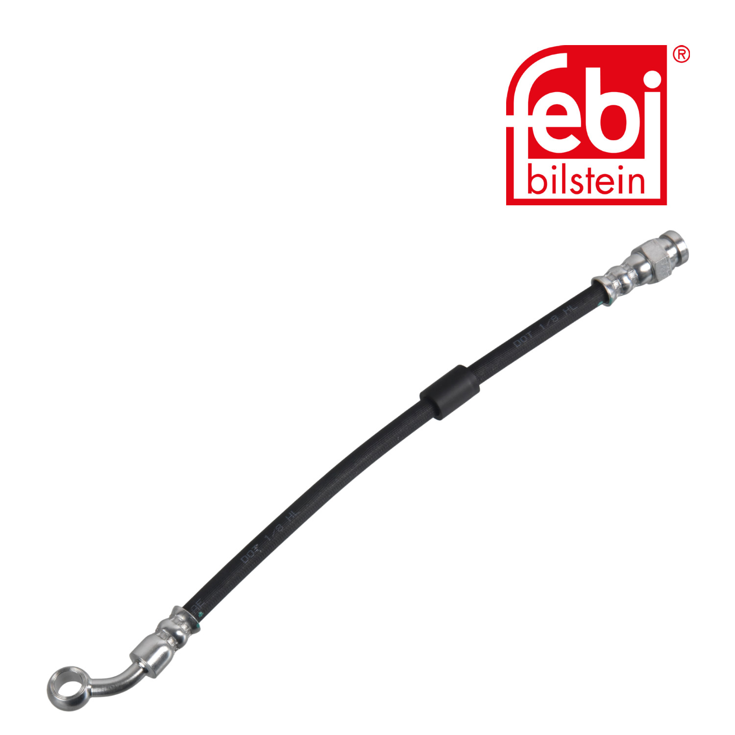 Febi Brake Hydraulic Hose Line Rear Right 180037