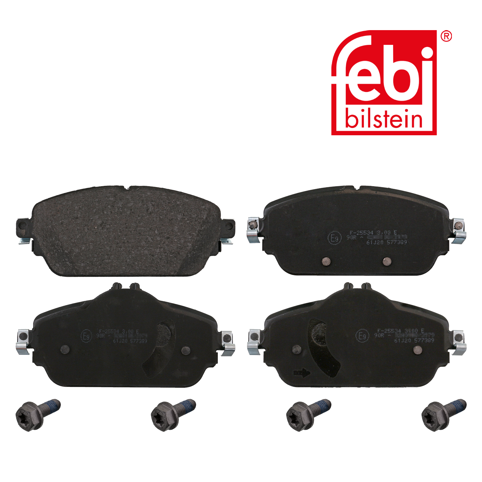 Febi Front Brake Pad Set 16988