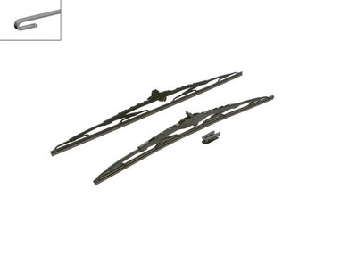 Bosch Eco Front Wiper Blade Set 600mm + 530mm — 801 fits Volvo S80 I 1998-2001