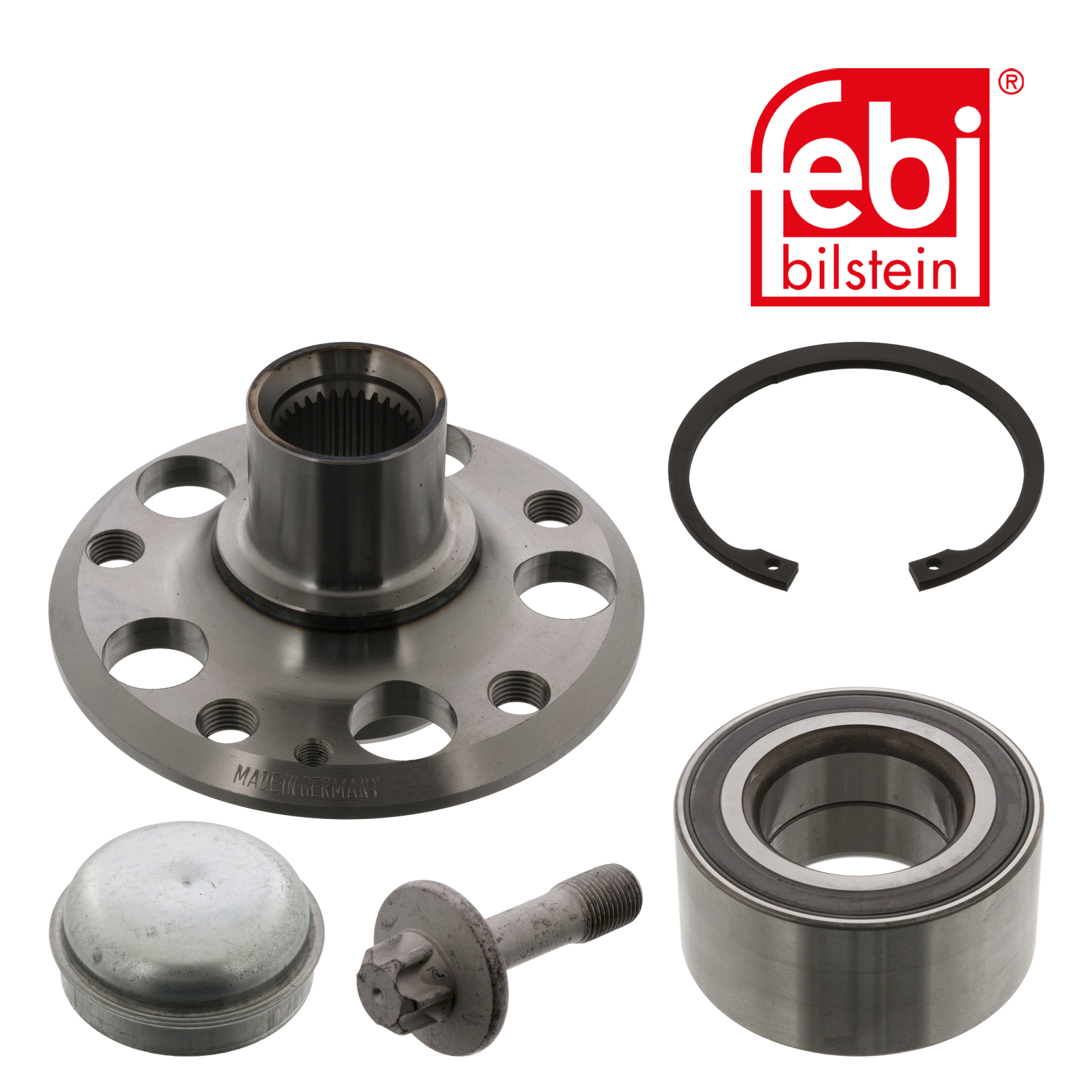 Febi Wheel Bearing Kit Front Right 84mm 45555