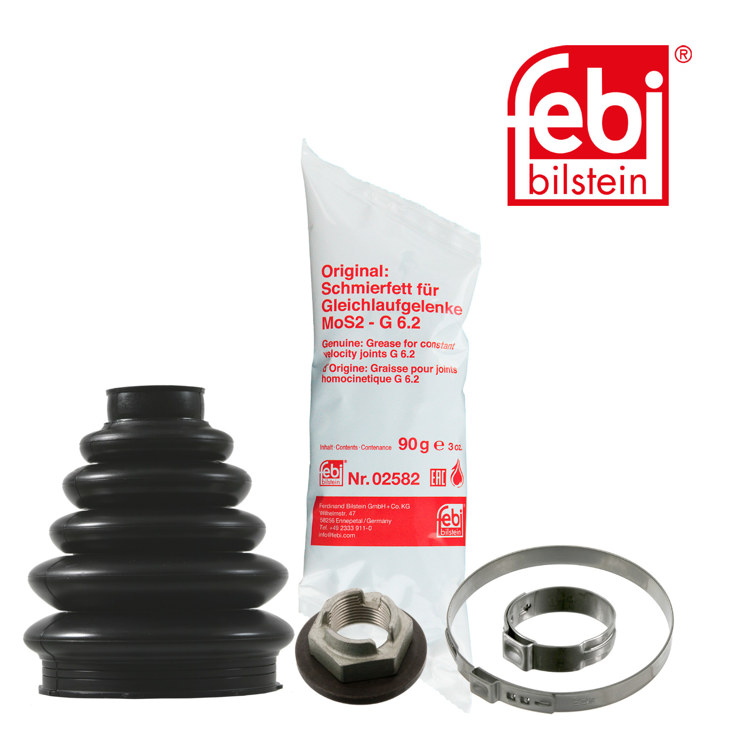 Febi Drive Shaft Bellow Kit Wheel Side Thermoplast 01005