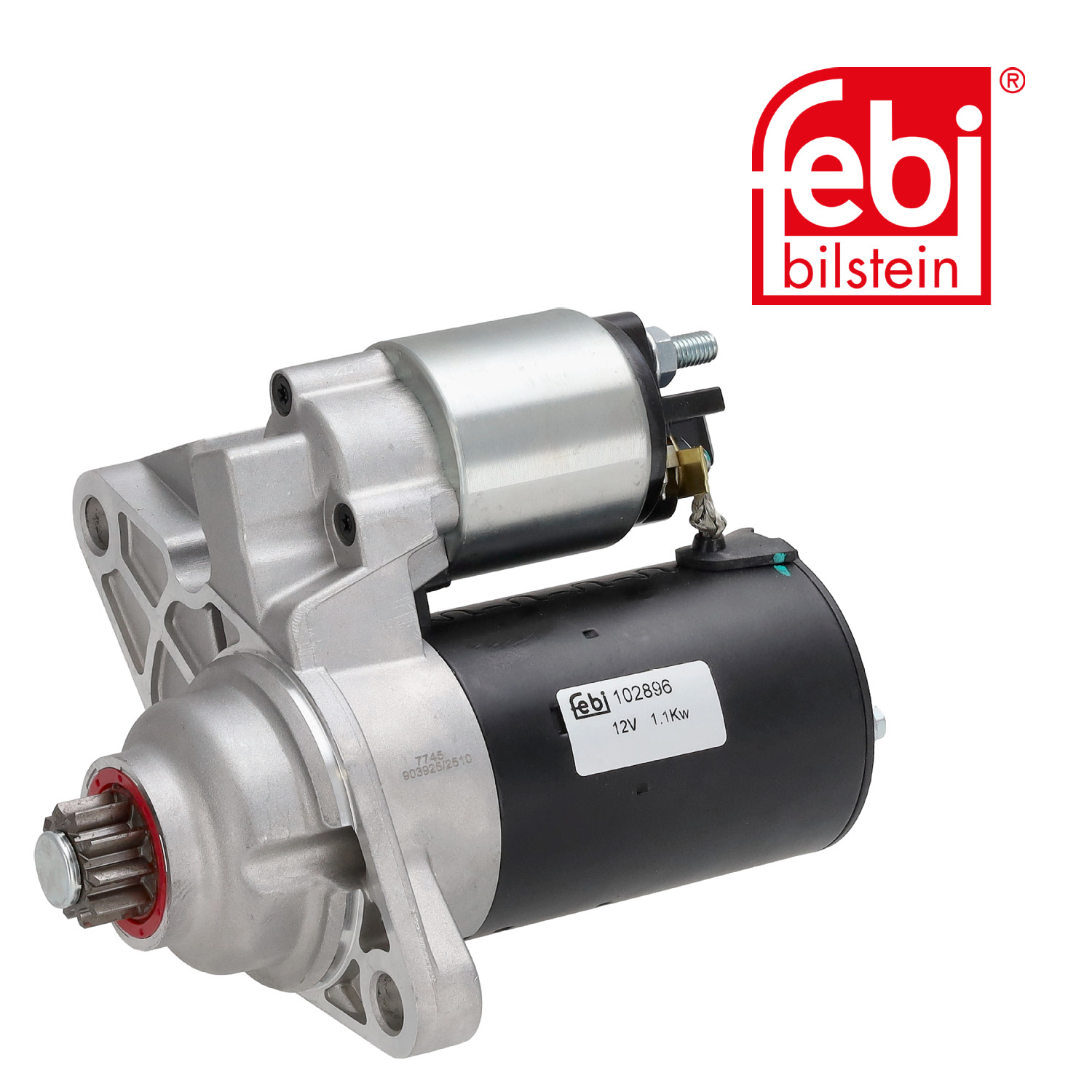 Febi Starter Motor 12V 1.1kW 10 Teeth 102896