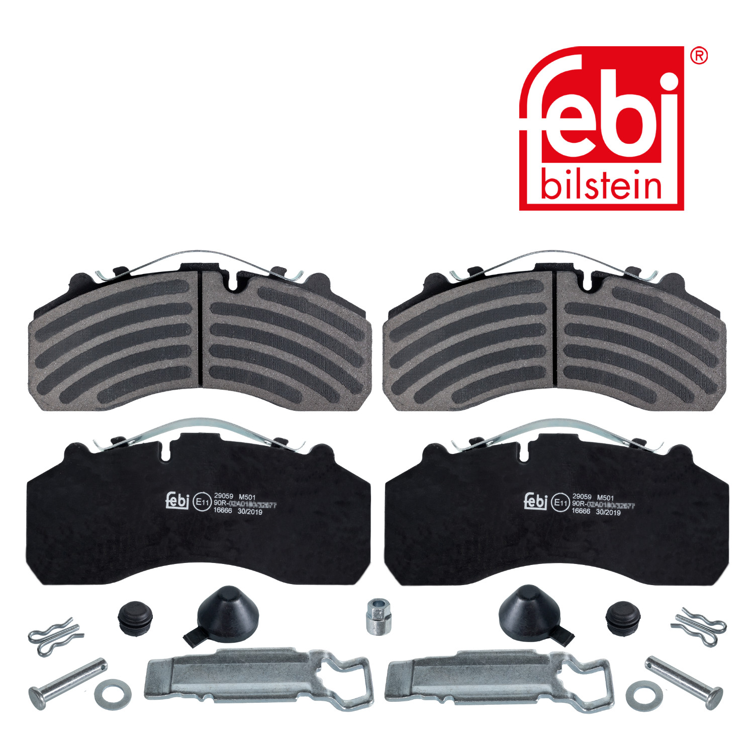 Febi Front Brake Pad Set 16666