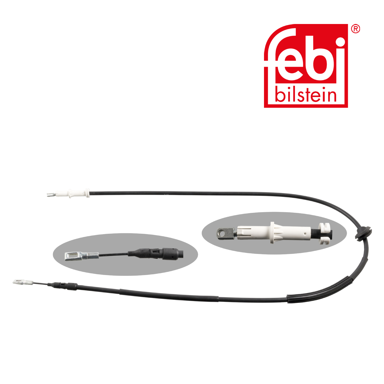 Febi Handbrake Cable Left Rear 26466