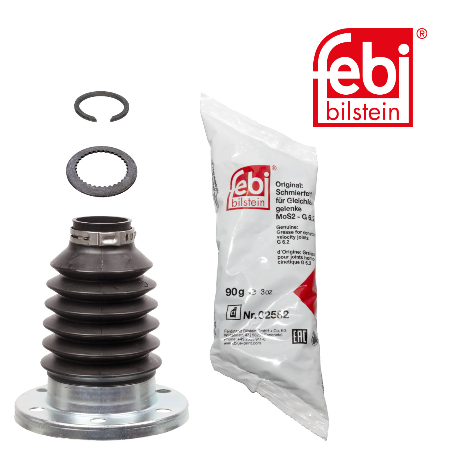 Febi Drive Shaft Bellow Kit Front Thermoplast 37116