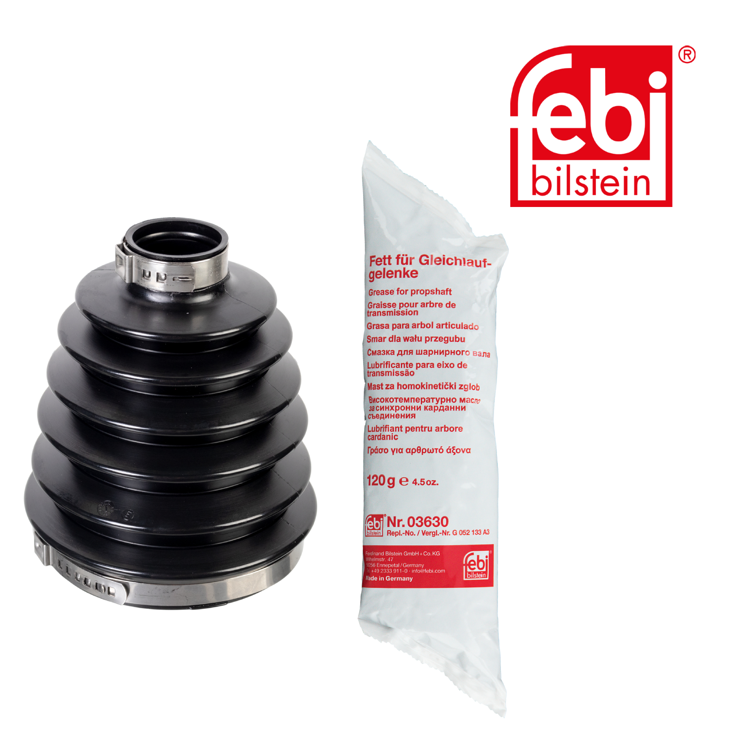 Febi Drive Shaft Bellow Kit Wheel Side Thermoplast 101946