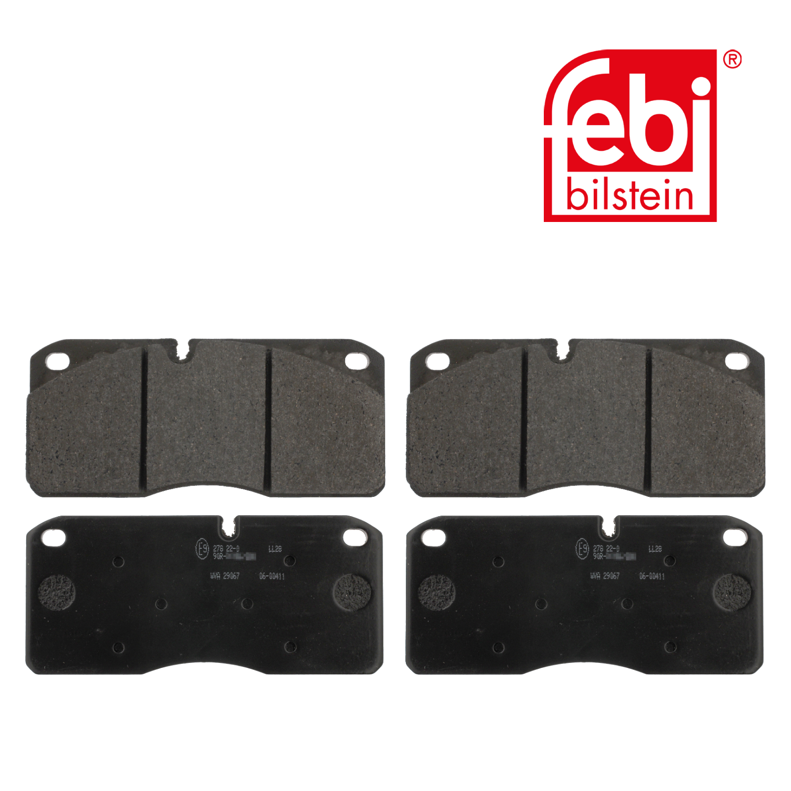 Febi Rear Brake Pad Set 16595