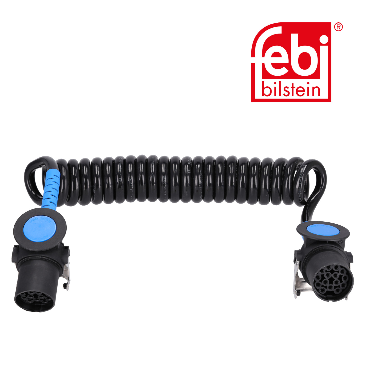Febi Coiled Cable 15 Connectors 24V PU (Polyurethane) 101168