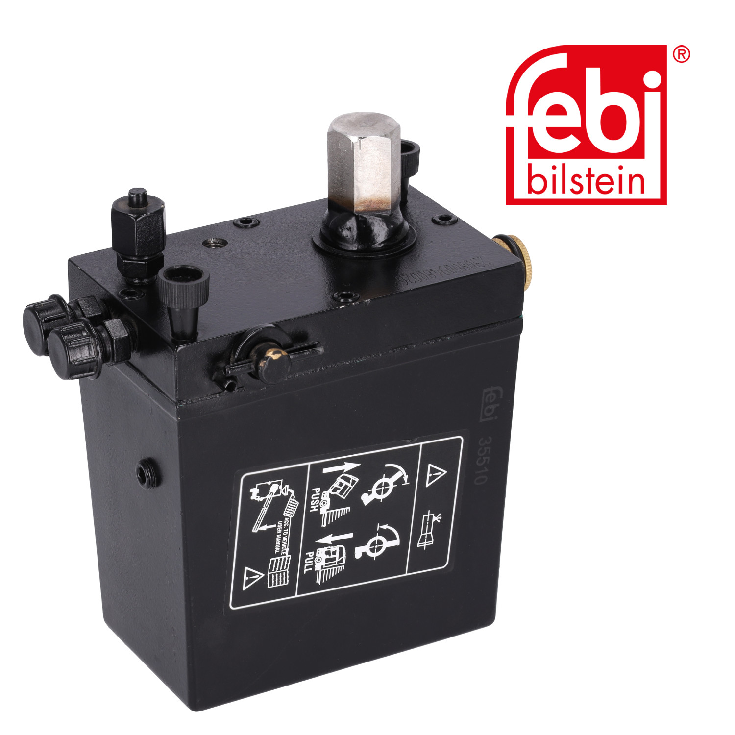 Febi Cab Tilt Hydraulic Pump Manual 2 Connectors 35510