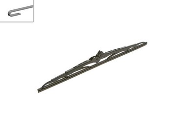 Bosch Conventional Wiper Blade 450mm — SP18 fits Abarth 124 Spider 2016 on 1.4