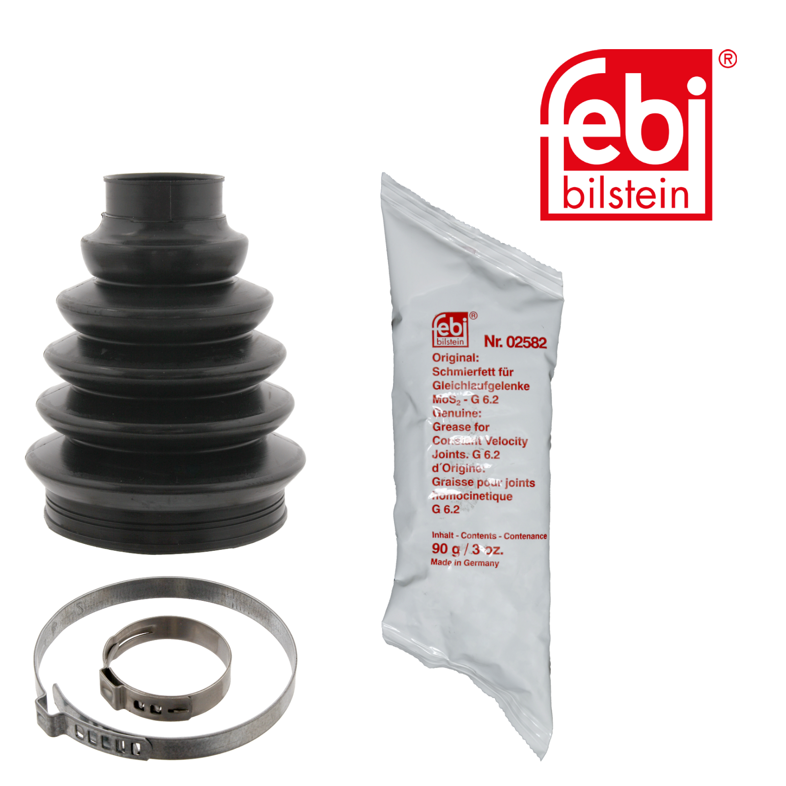 Febi Drive Shaft Bellow Kit Front Thermoplast 18600