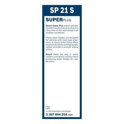 Bosch Twin Spoiler Wiper Blade 530mm — SP21S fits Alfa Romeo 155 1992-1997