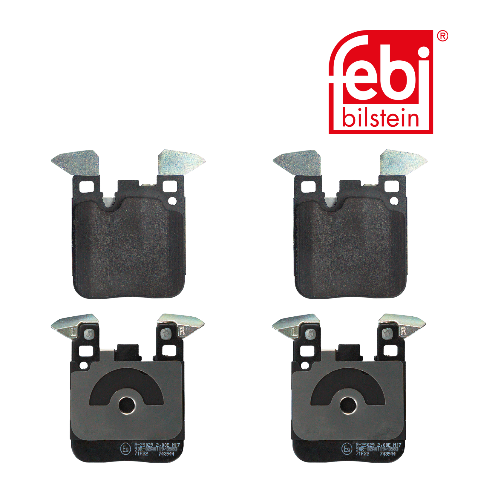 Febi Rear Brake Pad Set 16909