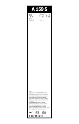 Bosch Aerotwin Wiper Blade Set 700mm + 400mm — A159S fits Toyota Prius 2015-2022