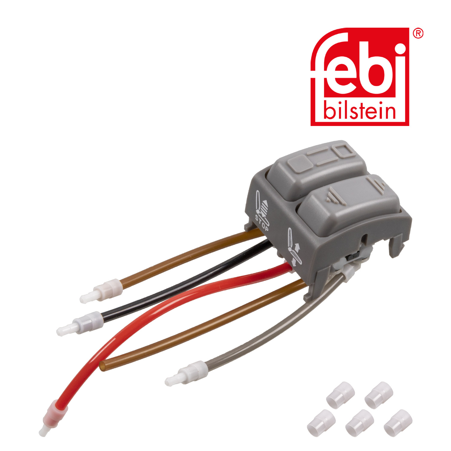 Febi Seat Adjustment Actuator Left 5 Connectors Plastic 40021