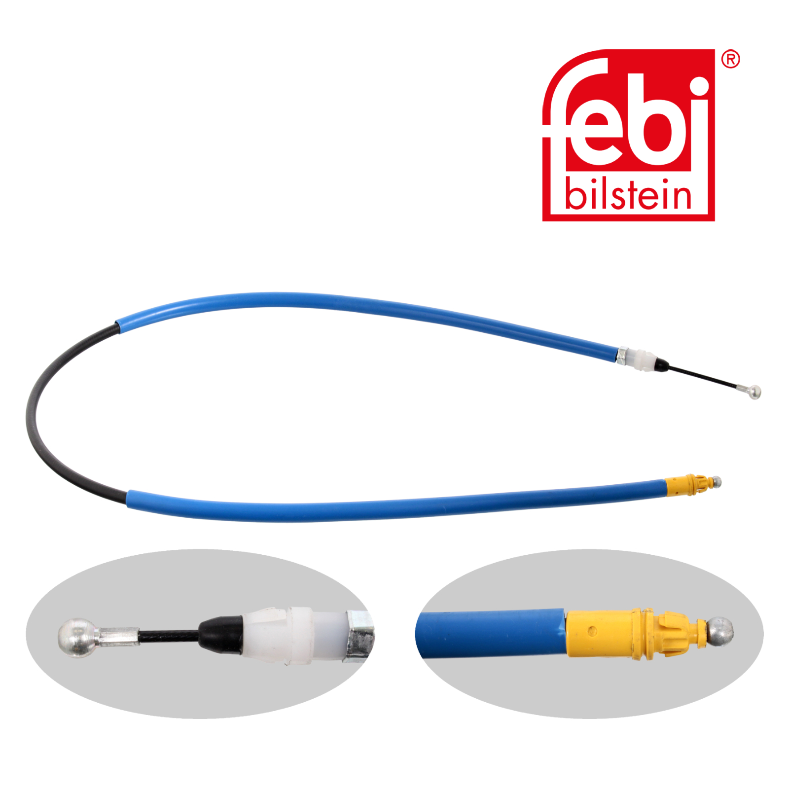 Febi Handbrake Cable Left Rear 33167