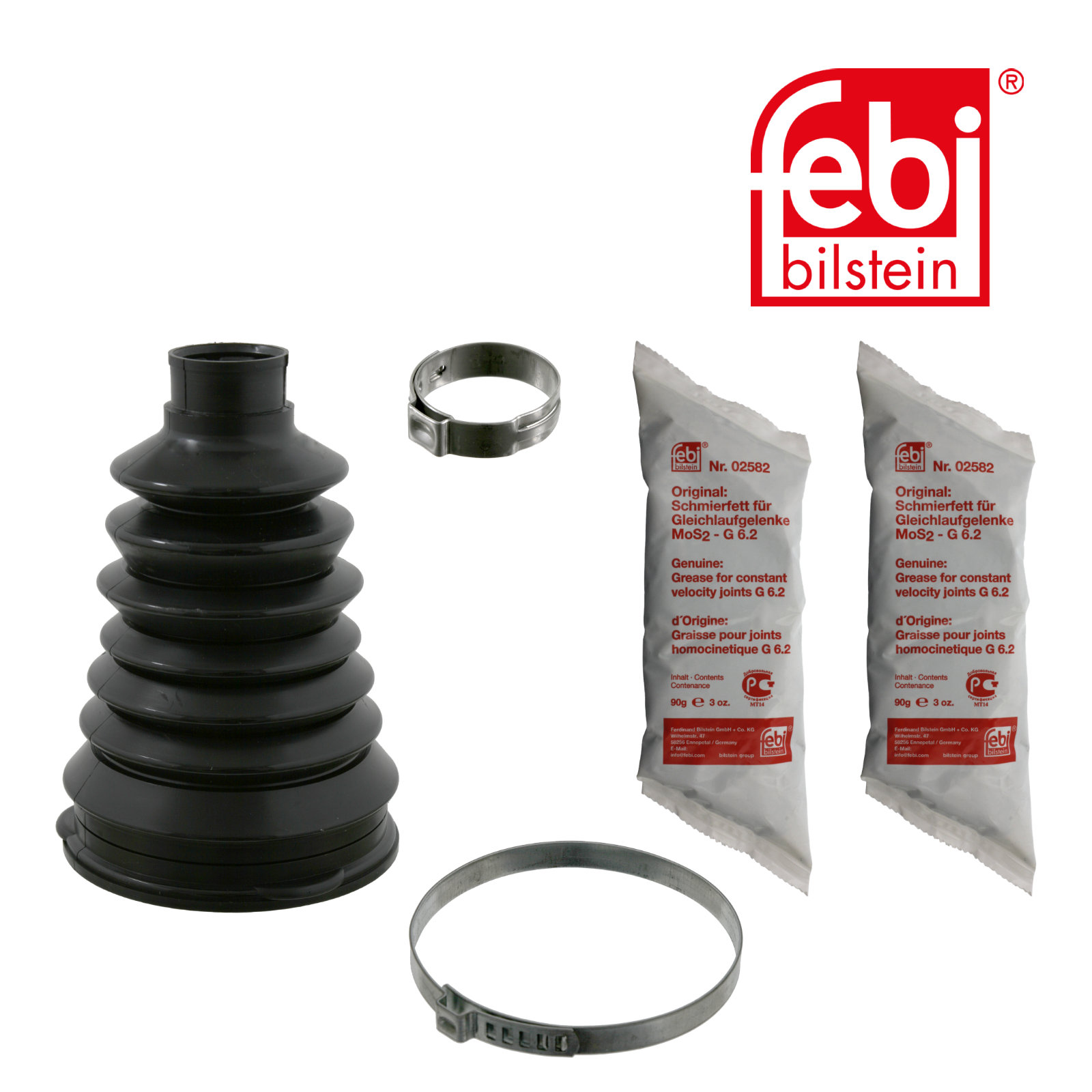 Febi Drive Shaft Bellow Kit Wheel Side Thermoplast 10355