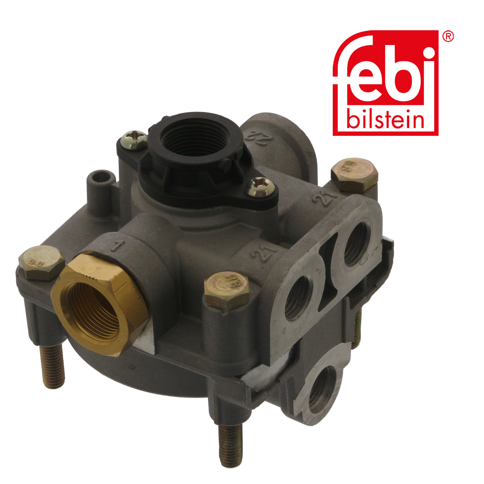 Febi Air Brake Relay Valve M27 x 1,5 5 Port 44831