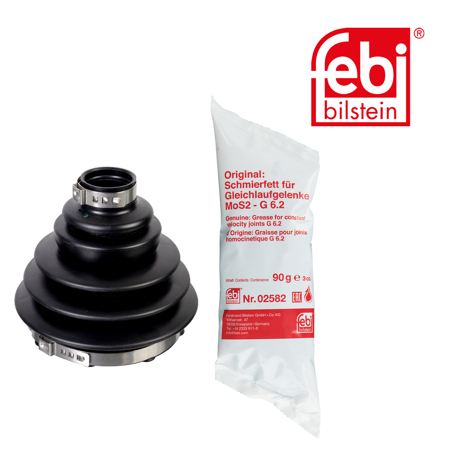 Febi Drive Shaft Bellow Kit Front Right Thermoplastic polyester e 176054
