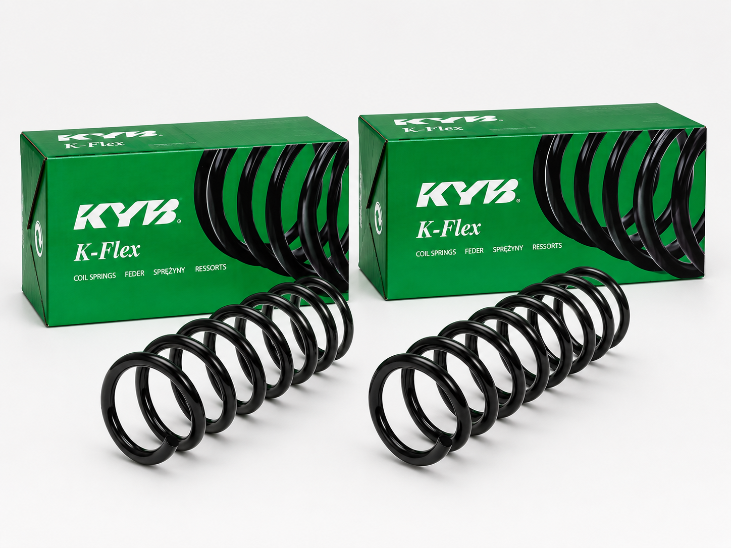 KYB 2 x Rear Suspension Springs fits Honda Civic IX 2012-2016 2.2