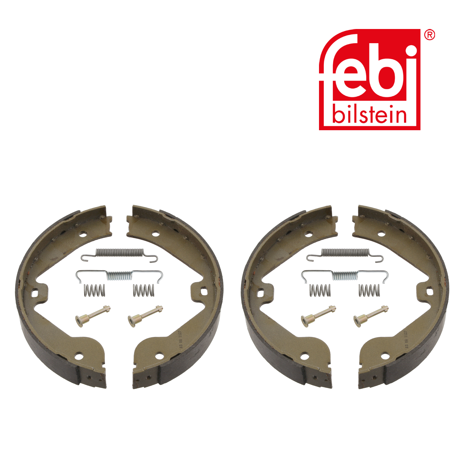 Febi Parking Brake Shoe Set Rear 28730