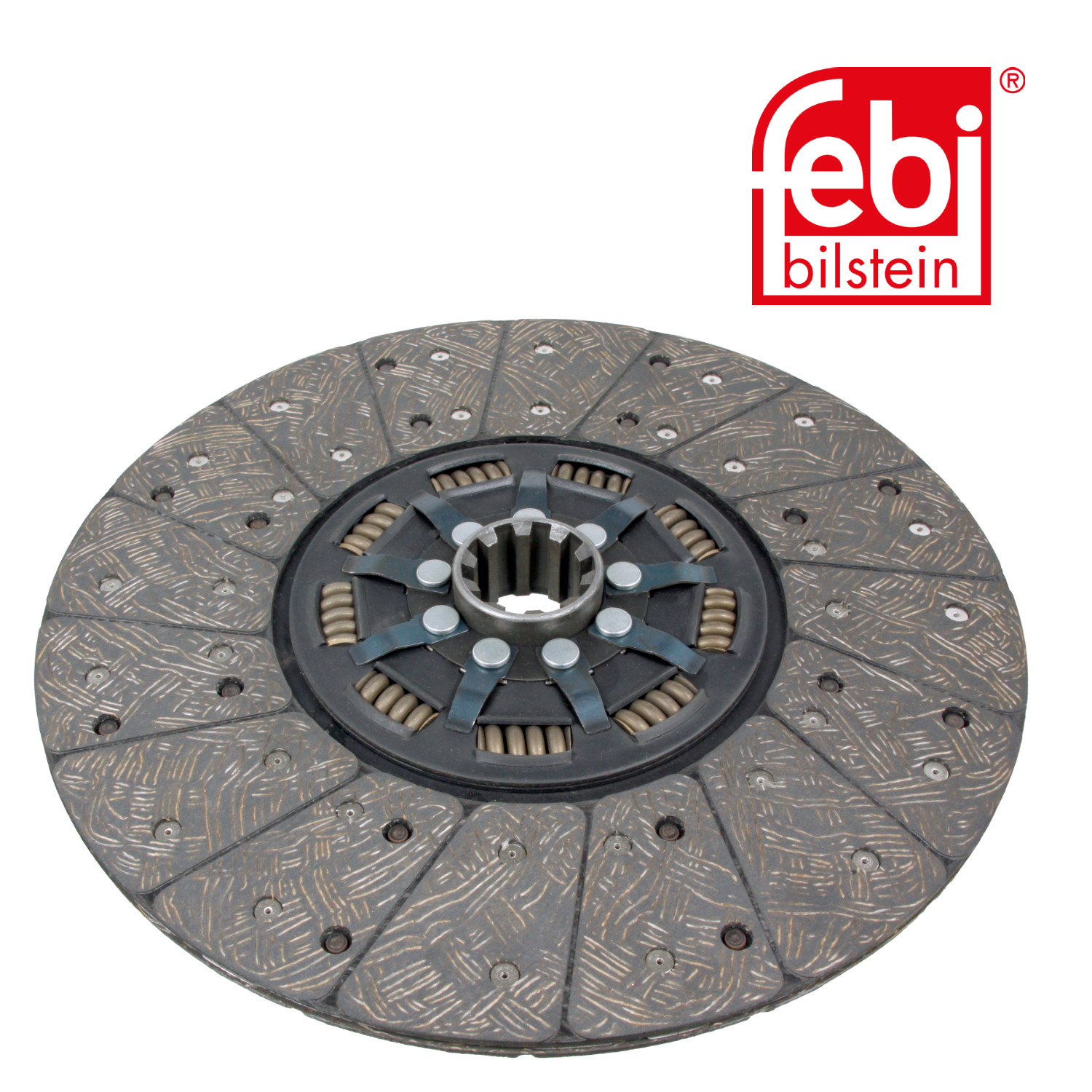 Febi Clutch Friction Disc Plate 380mm 10 Splines 105014