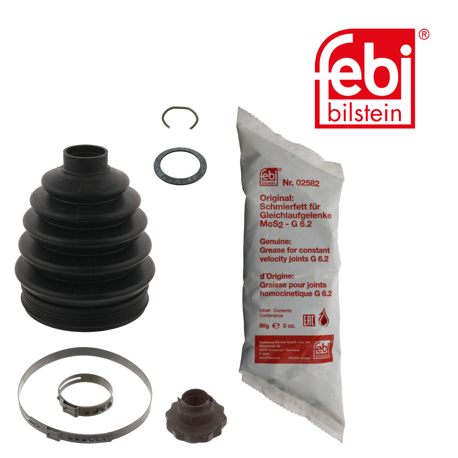 Febi Drive Shaft Bellow Kit Wheel Side Thermoplast 30024