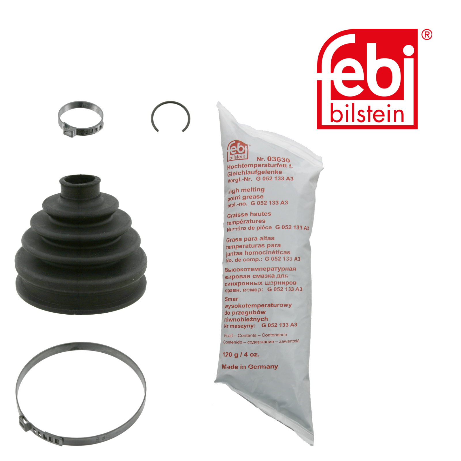 Febi Drive Shaft Bellow Kit Wheel Side Rubber 24137