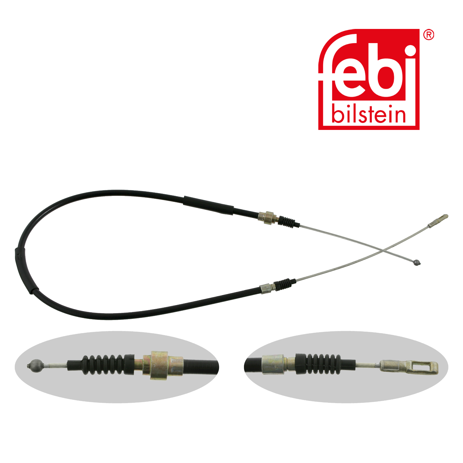Febi Handbrake Cable Left Rear 02088