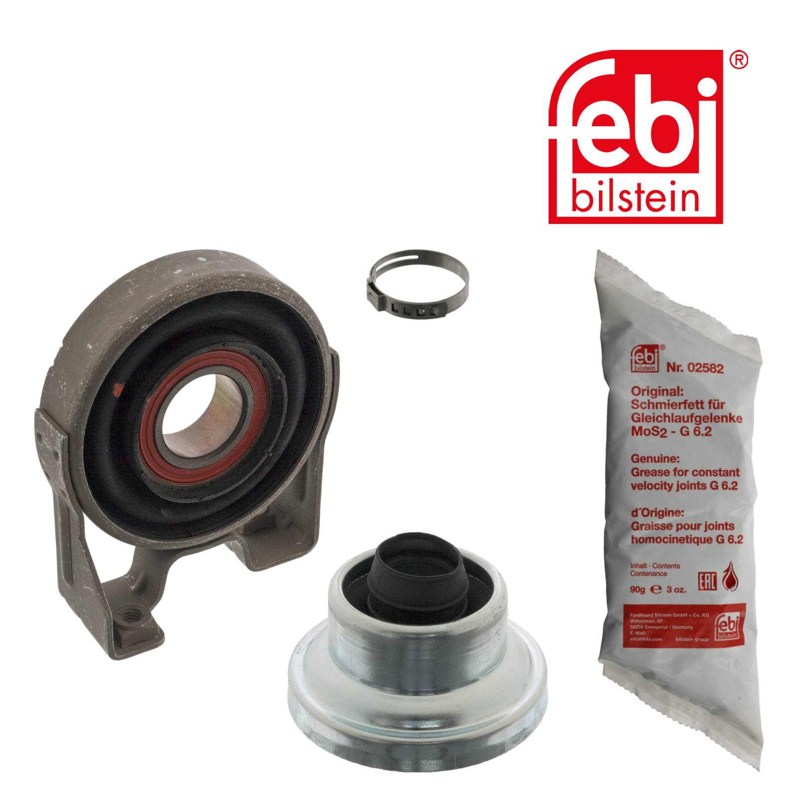 Febi Propshaft Center Support Repair Kit 100590