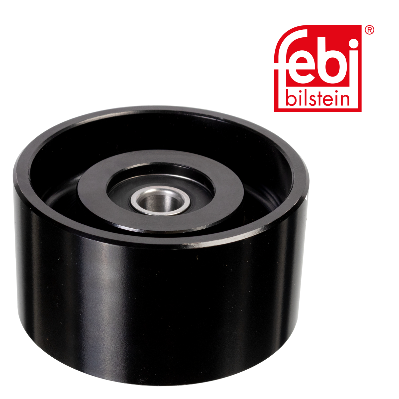 Febi V-Ribbed Belt Tensioner Pulley 85mm OD Wide Metal 106308