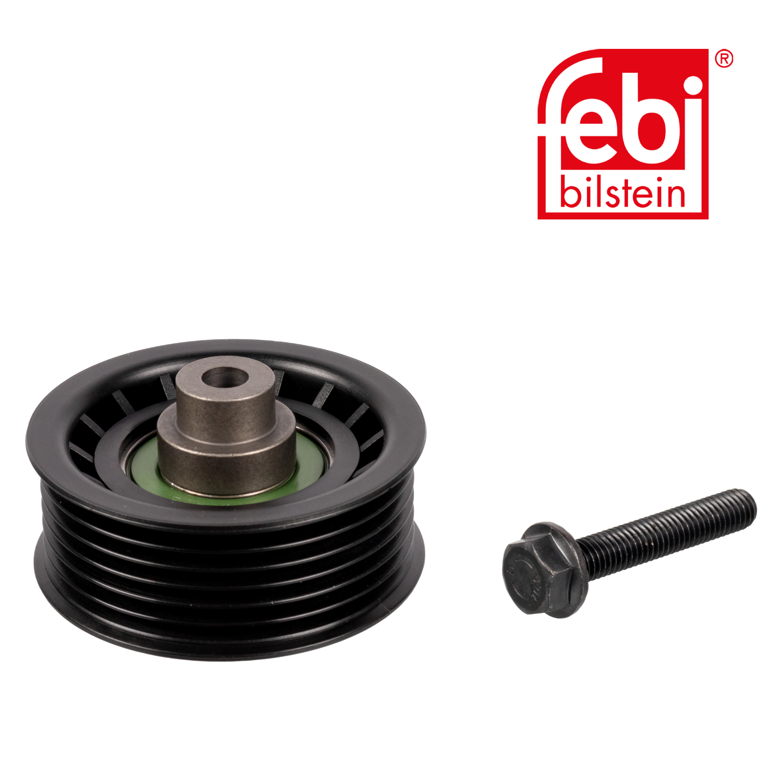 Febi V-Ribbed Belt Deflection/Guide Pulley 33941