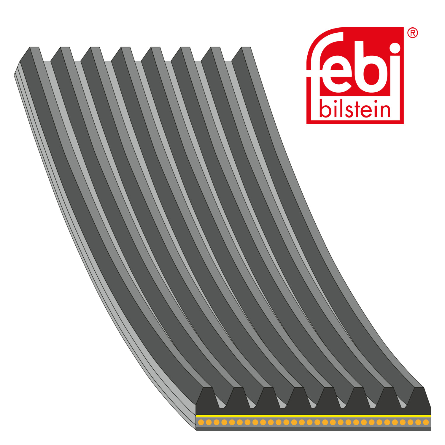 Febi Multi V-Ribbed Drive Belt 179891