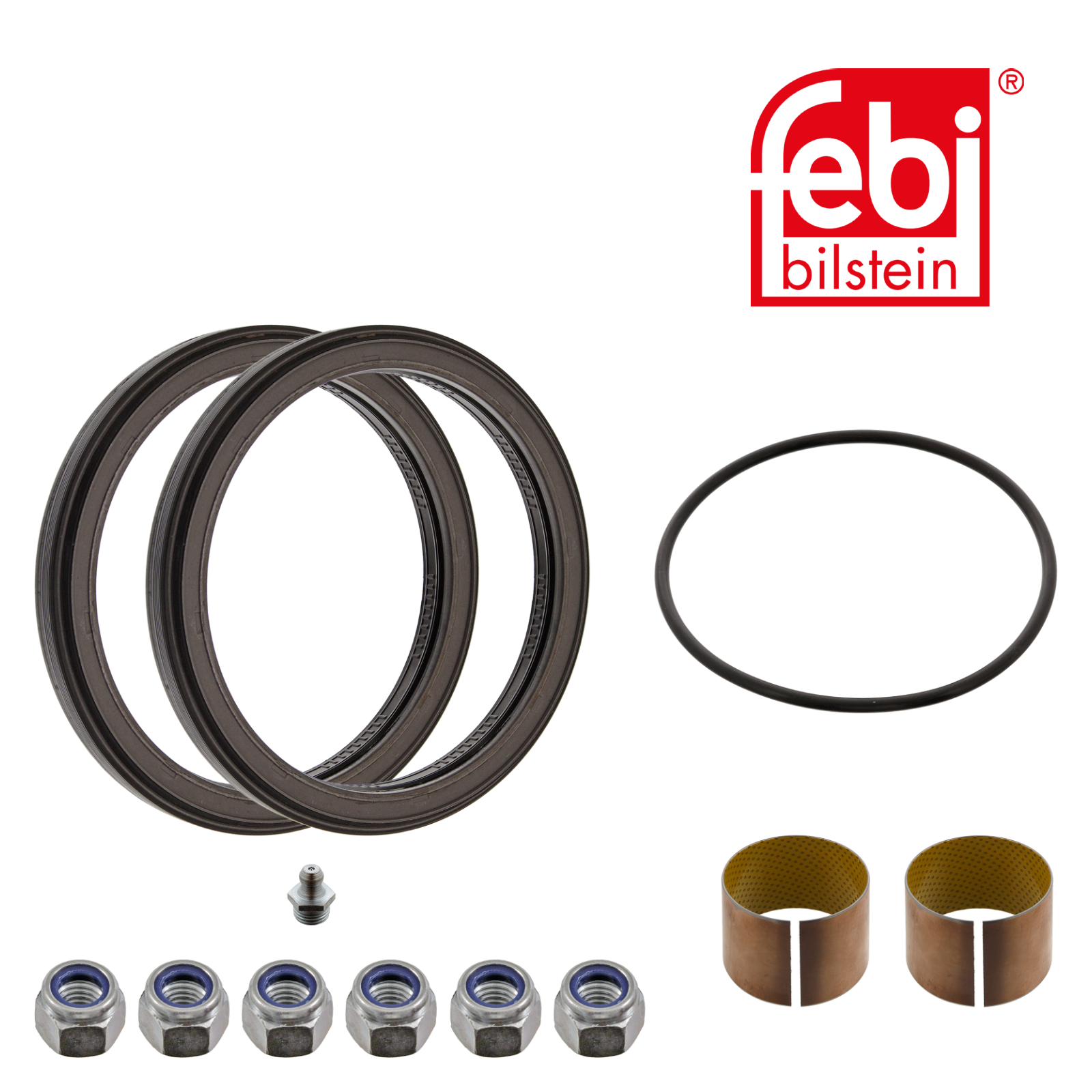 Febi Spring Bearing Frame Repait Kit Rear Right 45621