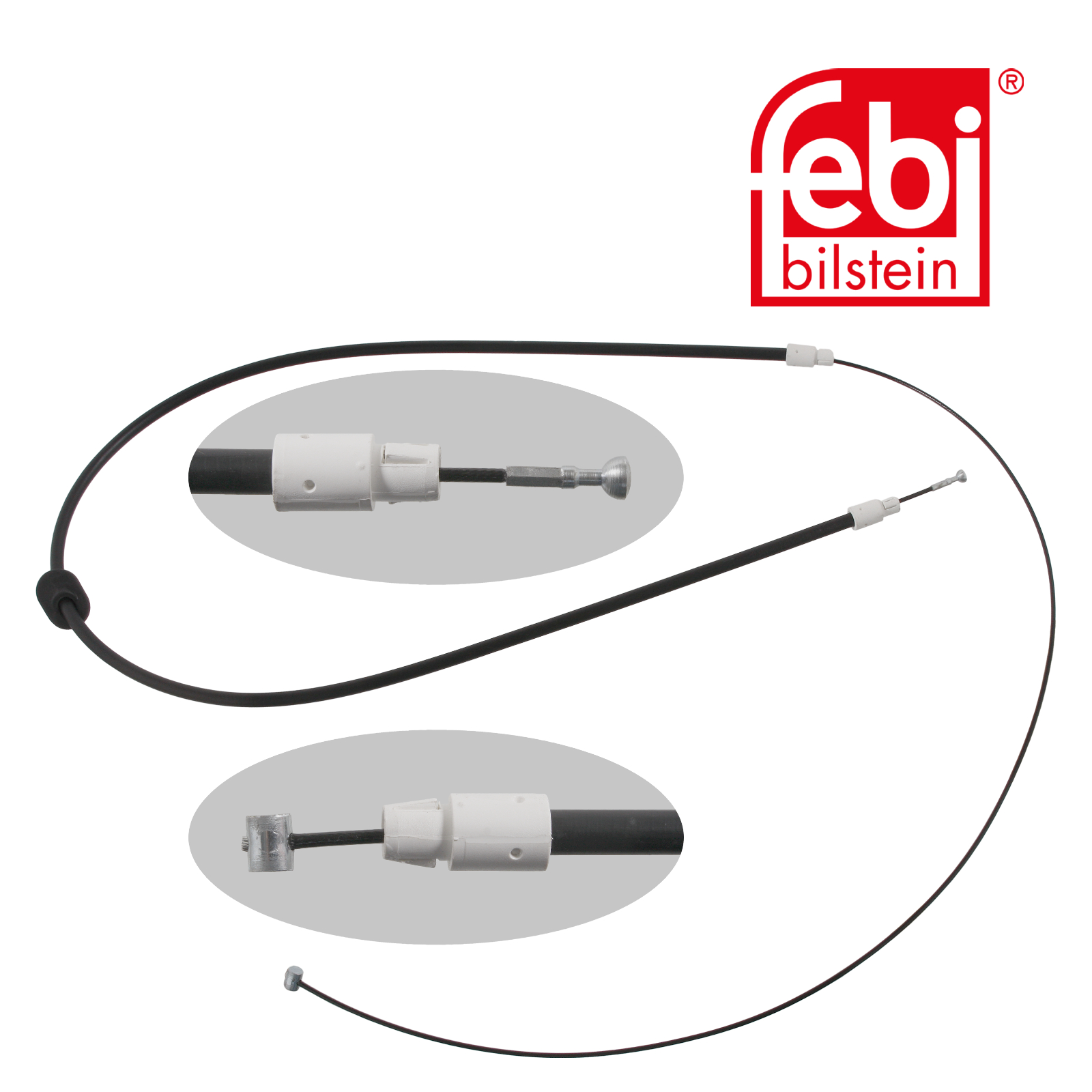 Febi Handbrake Cable Front 34915