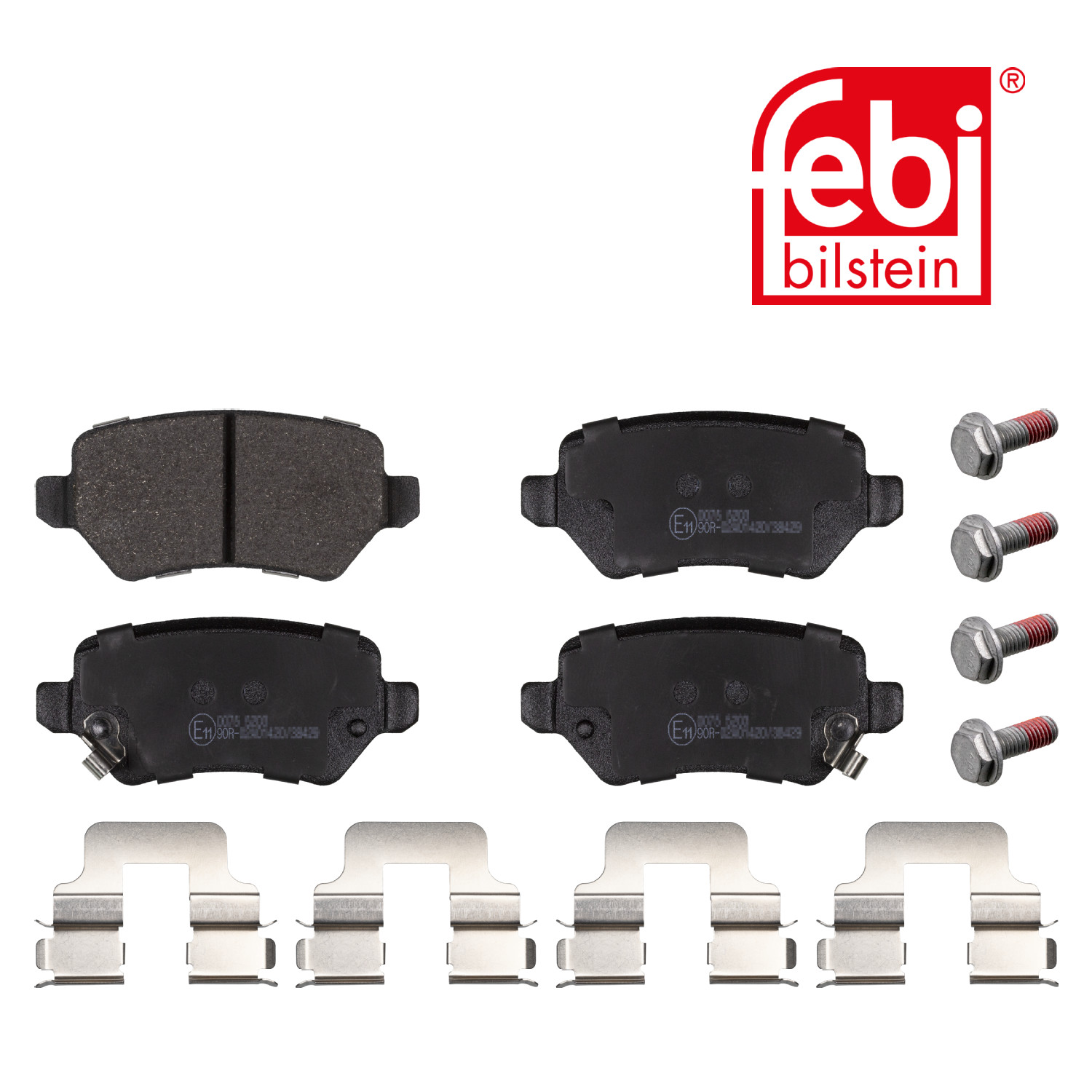Febi Rear Brake Pad Set 16512