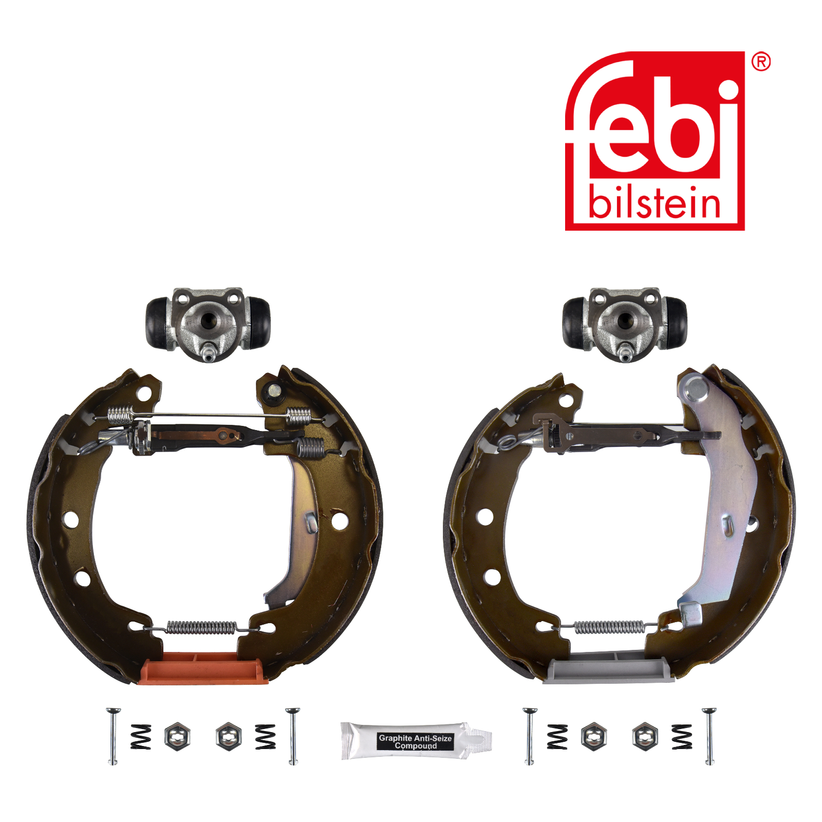 Febi Brake Shoe Set Axle Kit Rear 37241