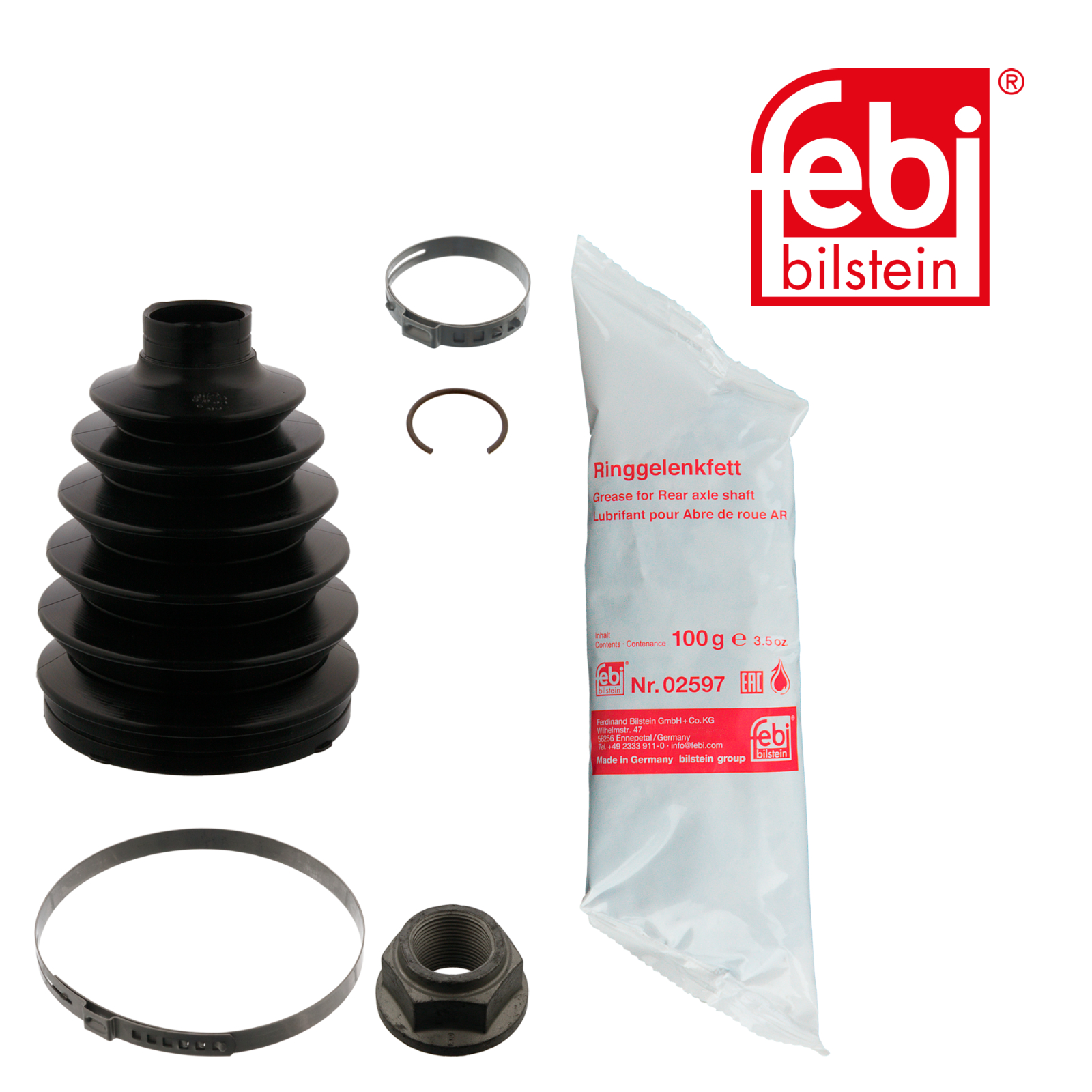 Febi Drive Shaft Bellow Kit Wheel Side Thermoplast 36959