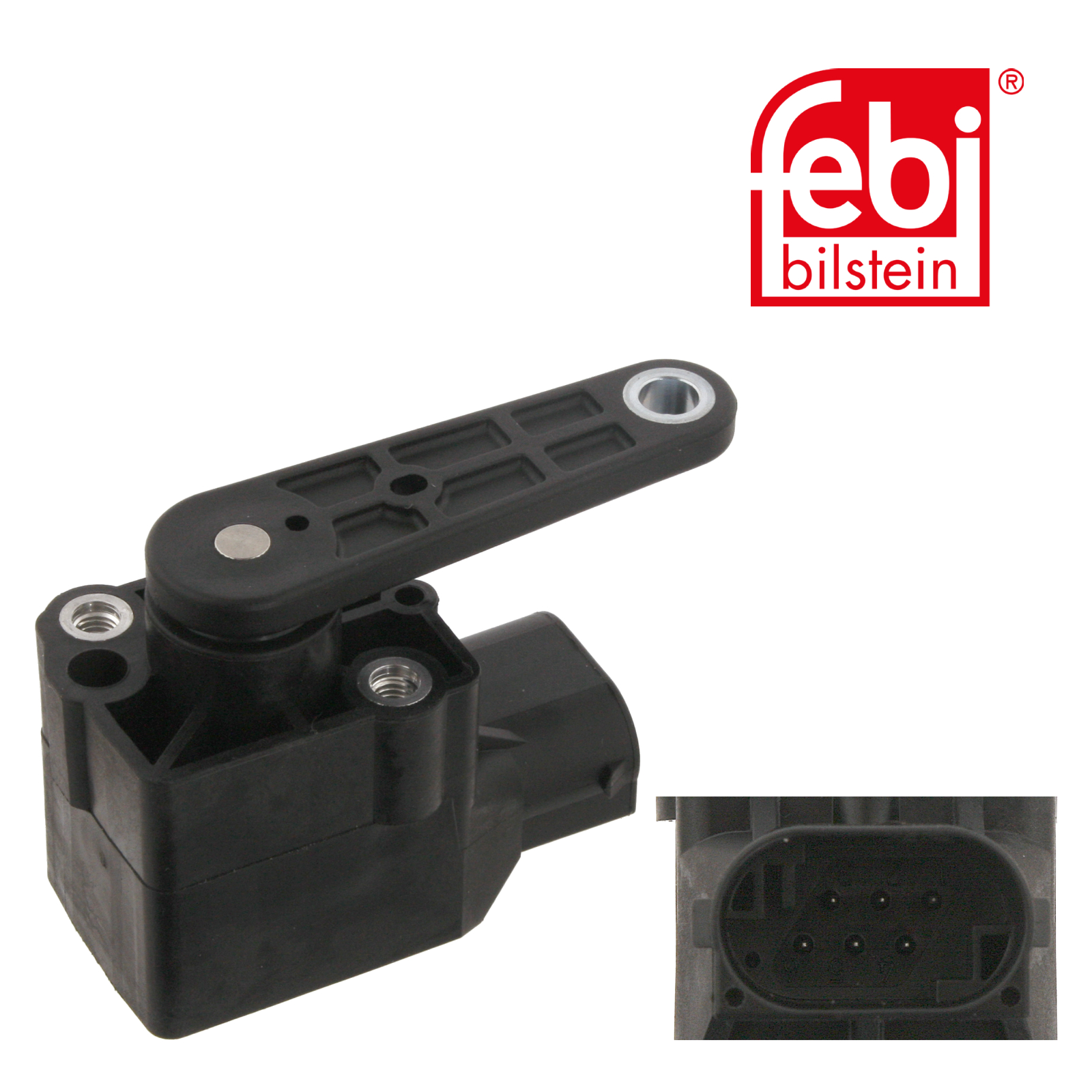 Febi Headlight Levelling Sensor Front 6 Connectors 5V 32328