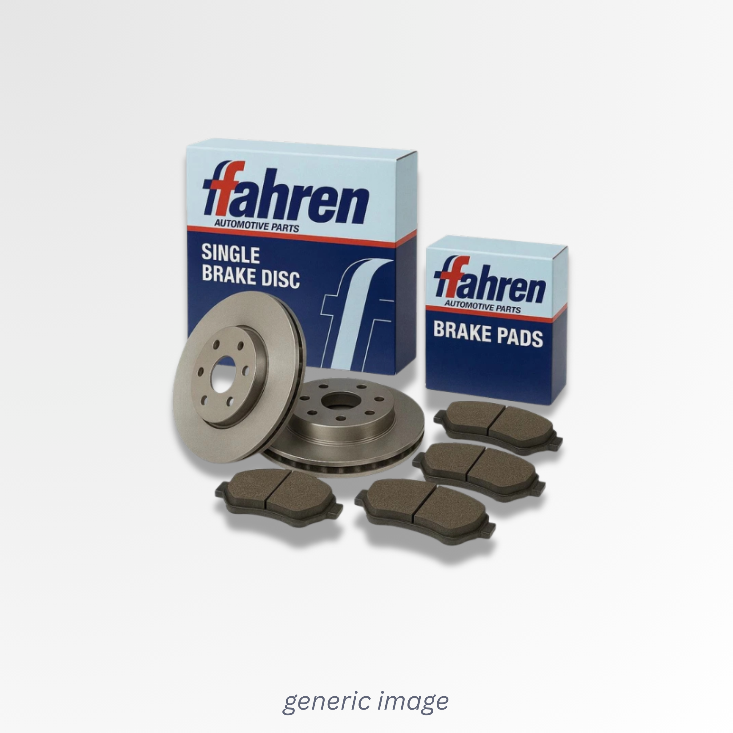 Fahren Front Brake Discs & Pads fits Land Rover Range Rover Evoque 2011-2019