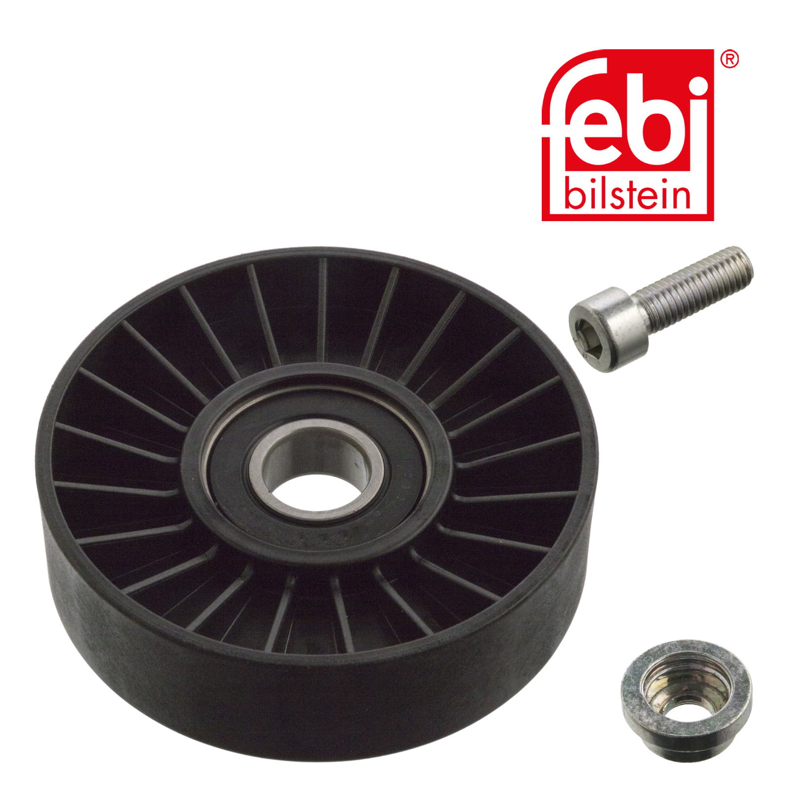 Febi V-Ribbed Belt Deflection/Guide Pulley 17544