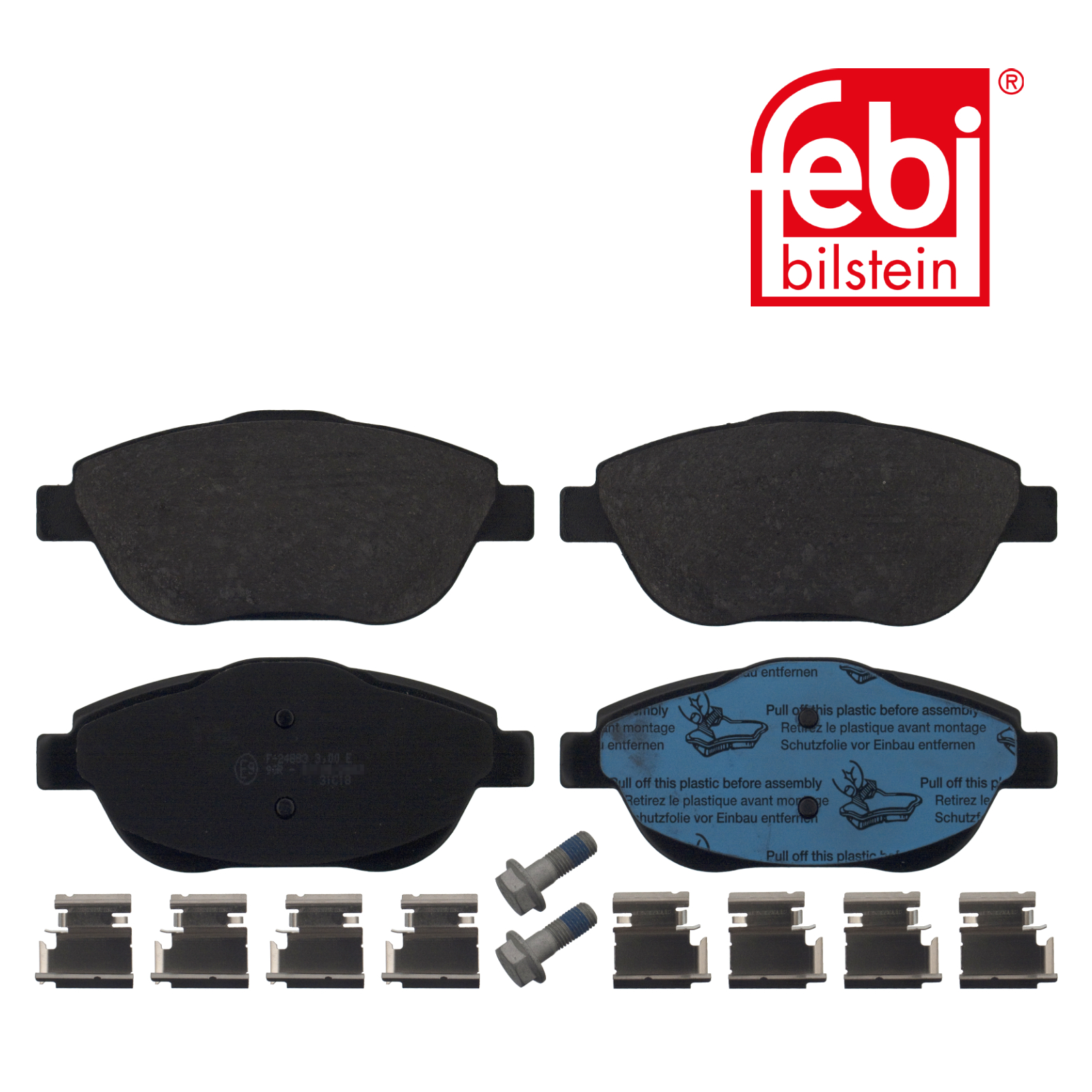 Febi Front Brake Pad Set 16888