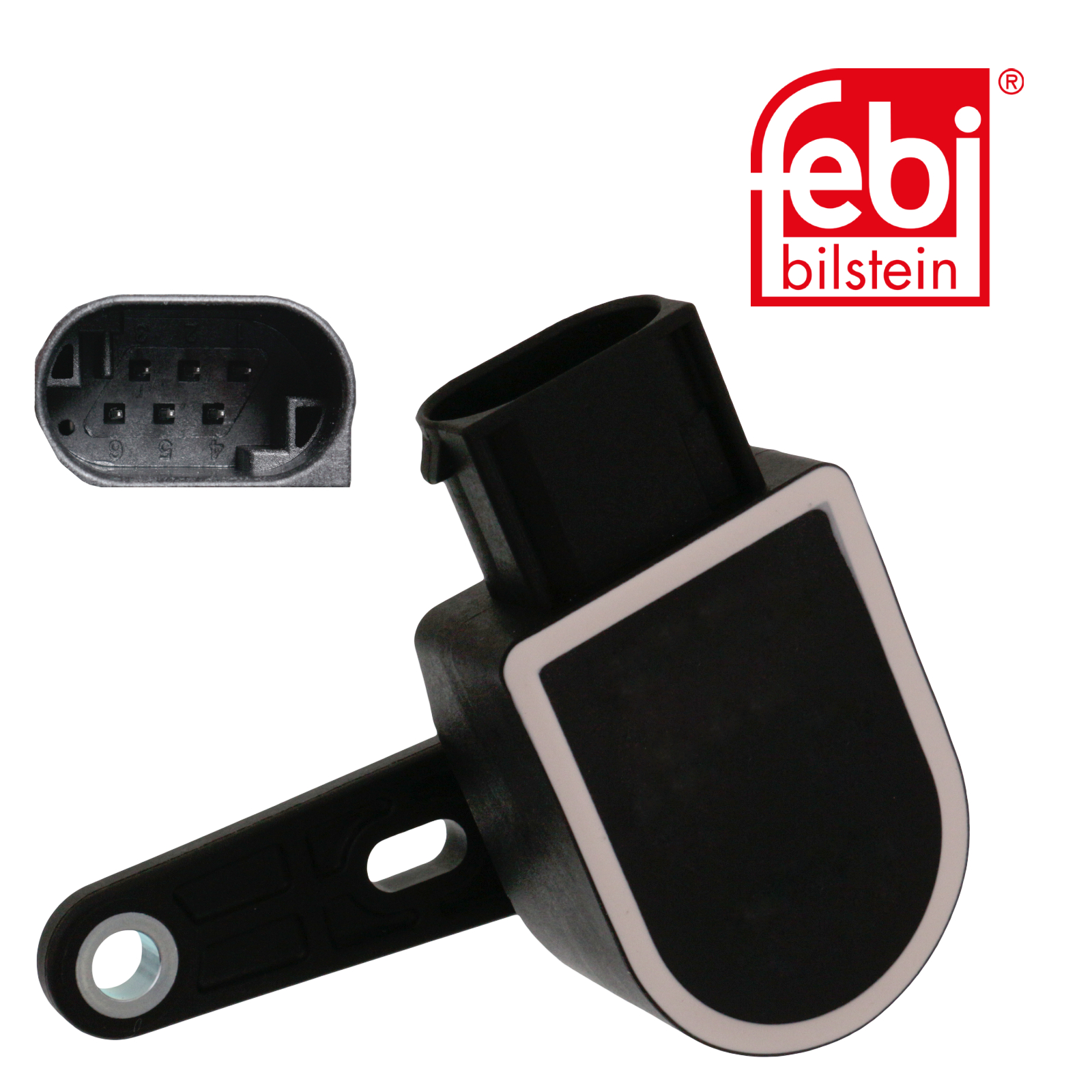 Febi Headlight Levelling Sensor 6 Connectors 5V 100229